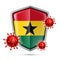 Shield Icon of Ghana
