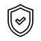 Shield icon for security or protection from threats