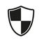 The shield icon. Security and safety, firewall symbol.