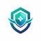 A shield logo featuring a prominent cross symbol, designed for a digital health platform, Craft a modern icon for a digital health