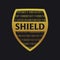 Shield logo. Protection company. Security. Guardian. Vector illustration.