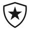 Shield protect icon, safety symbol, defense logo, web button, internet security