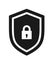 Shield security lock icon