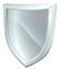 Shield Silver Metal Icon