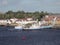 Shields Pedestrian Ferries docked at the South Shields Pier on the River Tyne