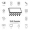 Shift register icon. Detailed set of computer part icons. Premium graphic design. One of the collection icons for websites, web