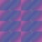 Shifted squares pattern with delicate wavy lines blue violet purple