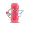 Shigella Sonnei in cupid cartoon character with arrow and wings