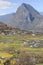 ShiGu village near Lijiang, aerial view. ShiGu is in Yunnan, China, and was part of the South Silk Road or ChaMa GuDao