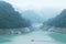 Shihmen reservoir lake in Taiwan, nature landscape, beauty in Nature