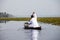 Shikara boat in Dal lake , Kashmir India