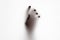 Shillouette of a persons hand on a white background, abstract nightmare concepts