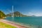 Shimanami kaido cycling route, Japan. Tatara Bridge