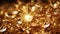 shimmer glow gold background