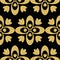 Shimmer gold seamless pattern, black gold arabesque ornate pattern for design