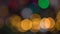 Shimmering abstract colored circles defocused christmas lights background. Blurred fairy lights. Out of focus holiday back