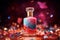 Shimmering love potion that, when sipped, reveals the true colors of one\\\'s heart and soul illustration generative ai