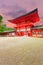 Shimogamo Shrine Angled Main Front Sunset Sky V