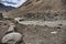 Shimshal turbulent yet small river only in upstream but deadly downstream where he created many problems