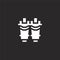shin guards icon. Filled shin guards icon for website design and mobile, app development. shin guards icon from filled martial