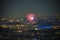 Shin-Yokohama fireworks display from Yokohama Landmark Tower observation deck