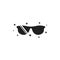 Shine black glasses cool symbol vector