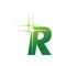 Shine and clean letter R Monogram Initial Logo