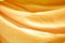 Shine Golden yellow pearl fabric silk or satin luxury cloth texture