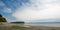 Shine Tidelands State Park shoreline of Bywater Bay near Port Ludlow in the Puget Sound in Washington State