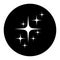 Shine vector icon , sparkle illustration symbol. Stars sign.