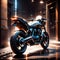 shiney motorbikes, AI-Generatet