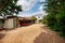 Shingle driveway and carport