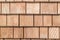 Shingle red cedar wooden shake wood siding row roof panel made of larch conifer tree