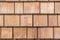 Shingle red cedar wooden shake wood siding row roof panel made of larch conifer tree