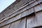 Shingle wooden facade or roof in austria