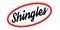 Shingles rubber stamp