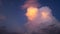 Shining Beautiful Cloud View on Sunset