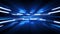 Shining blue glow technology background