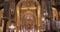 Shining ceiling of the Palatine Chapel. Royal chapel of the Norman palace in Palermo