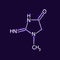 Shining creatinine chemical formula