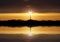 The shining cross of Jesus Christ\\\'s suffering and light and clouds