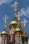 Shining domes of orthodox church