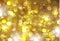 Shining golden bubble balls background