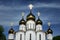 Shining Golden Domes of St. Nicholas Church in Pereslavl-Zalessky