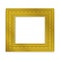 Shining golden Indian Photo frame, vector