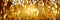 Shining golden mosaic glass texture background