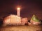 Shining old lighthouse at the Darsser Ort with Natureum near Prerow Fischland-Darss-Zingst