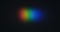 Shining a spot of light in the form of a rainbow. Spectral decomposition of light into rainbow colors.