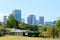 Shinjuku Gyoen National Garden in Tokyo in spring