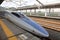 Shinkansen Bullet Train Stopped at Shin Iwakuni